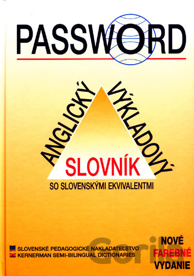 Kniha Password - Anglický výkladový slovník so slovenskými ekvivalentmi - 