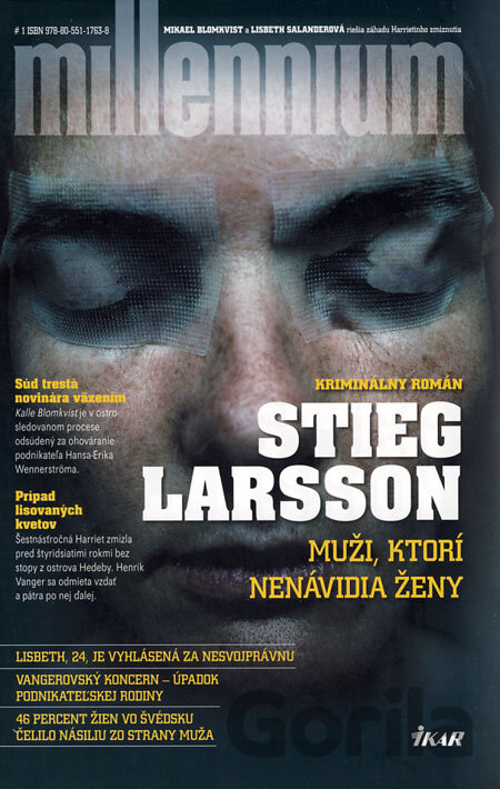 Kniha Muži, ktorí nenávidia ženy - Stieg Larsson