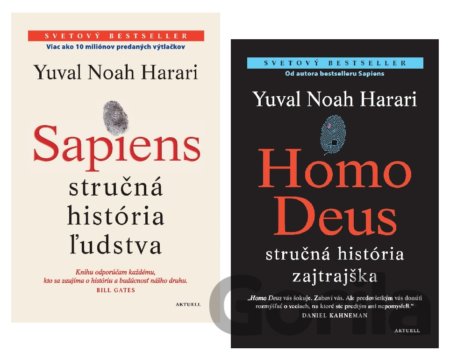 Kniha Sapiens + Homo Deus - Yuval Noah Harari