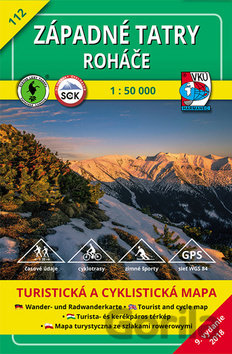 Kniha Západné Tatry - Roháče - turistická mapa č. 112 - 