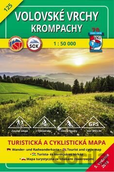 Kniha Volovské vrchy - Krompachy - turistická mapa č. 125 - 