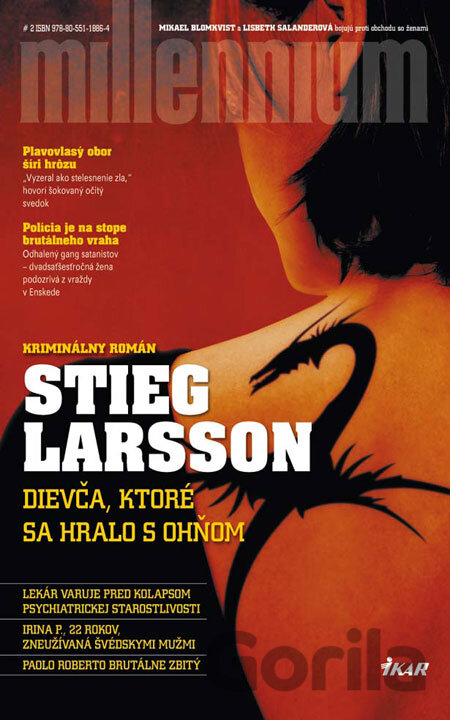 Kniha Dievča, ktoré sa hralo s ohňom - Stieg Larsson