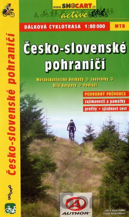 Kniha Česko - slovenské pohraničí 1:80 000 - 