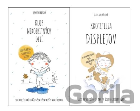 Kniha Klub nerozbitných detí + Krotitelia displejov (kolekcia) - Slávka Kubíková