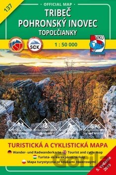 Kniha Tribeč Pohronský Inovec Topoľčianky 1:50 000 - 