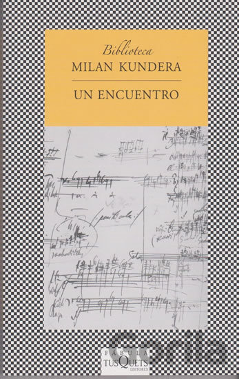 Kniha Un encuentro - Milan Kundera