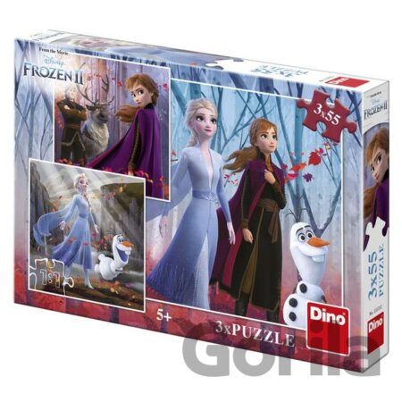 Puzzle Frozen II 3x55