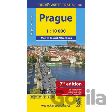 Kniha Prague - Map of Tourist Attractions /1:10 tis. - 