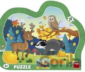 Puzzle Puzzle deskové: Lesní zvířátka