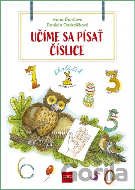 Kniha Učíme sa písať číslice -  Školáčik - Ivona Ďuričová, Daniela Ondreičková