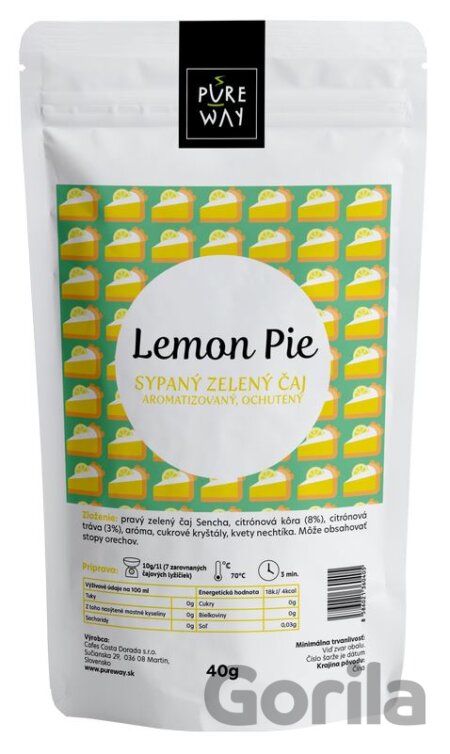 Lemon Pie - sypaný zelený čaj aromatizovaný, ochutený
