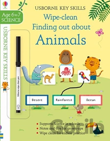 Kniha Wipe-Clean Finding Out About Animals - Hannah Watson