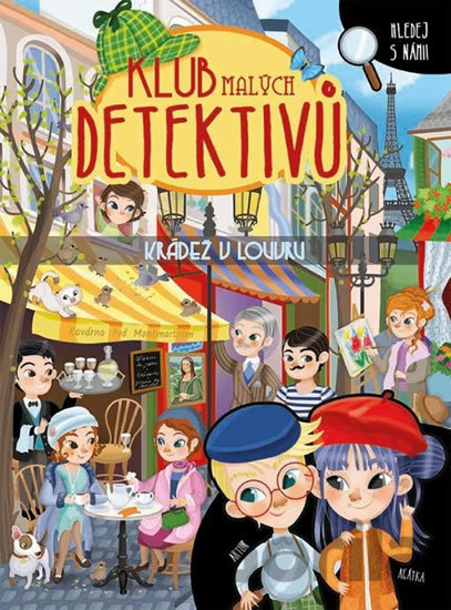 Kniha Klub malých detektivů - Krádež v Louvru - 