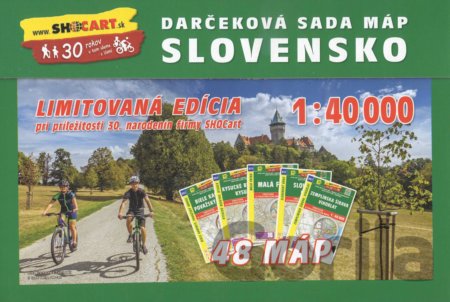 Kniha Darčeková sada máp 1:40 000 Slovensko - 