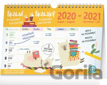 Školní plánovací kalendář / Školský plánovací kalendár 2020/2021