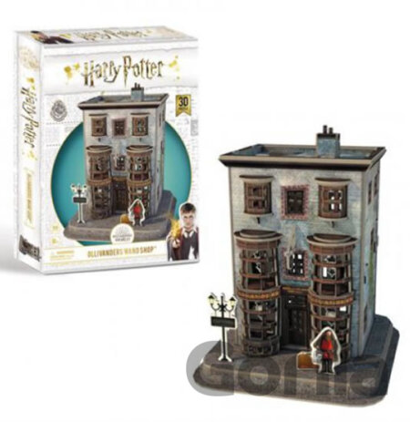 Puzzle Harry Potter 3D puzzle - Příčná ulice Ollivanderův obchod s hůlkami