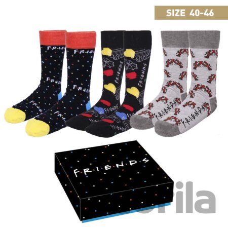 Pánske ponožky Friends: Set 3 kusov