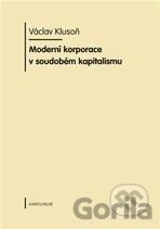 Kniha Moderní korporace v soudobém kapitalismu - Václav Klusoň