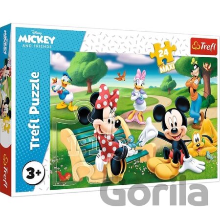Puzzle Mickey Mouse: Mezi přáteli /Mickey Mouse with friends MAXI