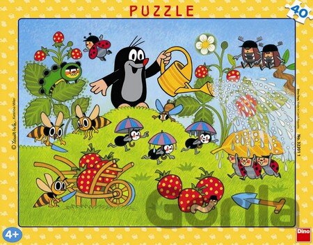 Puzzle Krtek v jahodách - Puzzle 40