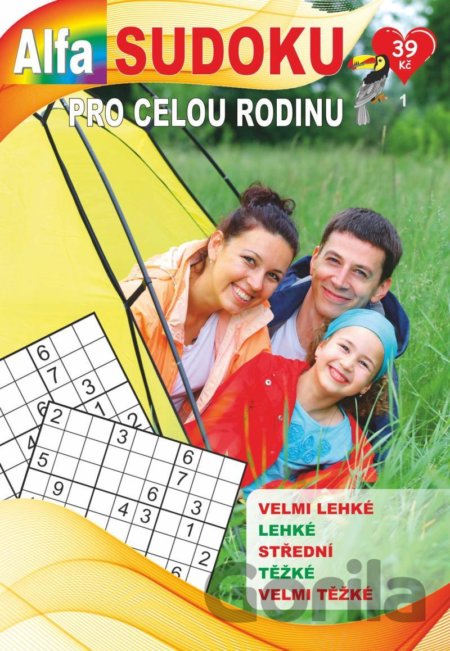 Kniha Sudoku pro celou rodinu 1/2021 - 