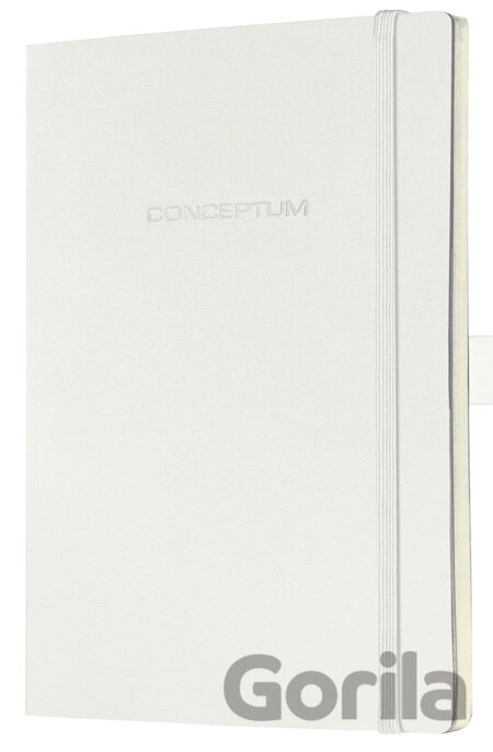 Notebook CONCEPTUM softcover biely 18,7 x 27 cm čistý