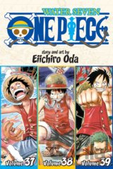 One Piece Volumes 37, 38 & 39