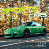 Nástenný kalendár Sports cars 2022