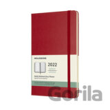 Moleskine – 12-mesačný plánovací červený diár 2022