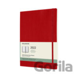 Moleskine – 12-mesačný plánovací červený diár 2022