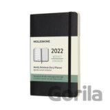 Moleskine – 12-mesačný plánovací čierny diár 2022
