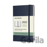 Moleskine – 12-mesačný plánovací modrý diár 2022