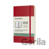 Moleskine – 12-mesačný plánovací červený diár 2022