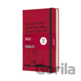 Moleskine – 12-mesačný červený diár Snoopy 2022