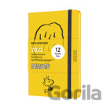 Moleskine – 12-mesačný žltý plánovací diár Snoopy 2022
