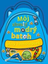 Môj skvelý modrý batoh plný samolepiek