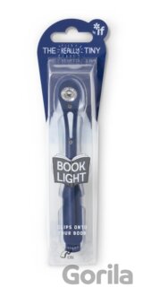 Lampička do knížky s LED úzká - tmavě modrá