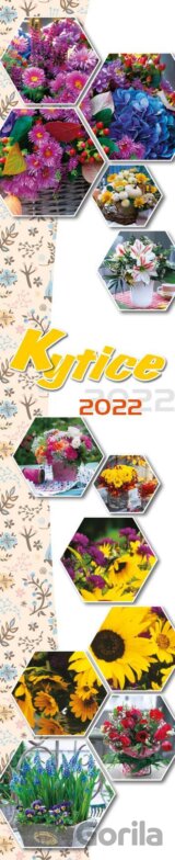 Kalendář 2022 - Kytice, nástěnný