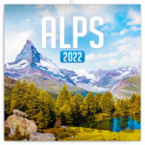 Poznámkový kalendár Alps 2022