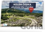 Kalendář 2022 stolní: Kolem Česka stezkami Via Czechia