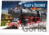 Stolní kalendář Vlaky a železnice 2022