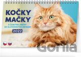 Stolní kalendář / stolový kalendár Kočky - Mačky 2022