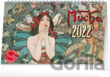 Stolní kalendář Alfons Mucha 2022