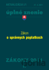 Zákon o správnych poplatkoch - Aktualizácia I/1