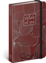 Diář 2022: Květy - Think of me - týdenní