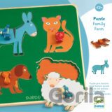 Rodinná farma (drevené puzzle s tvarovanými úchytkami)