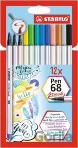 Fixka STABILO Pen 68 brush sada