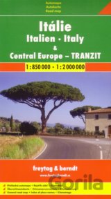 Itálie, Central Europe - tranzit 1:850 000  1:2 000 000