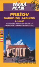 Prešov, Bardejov, Sabinov 1:10 000