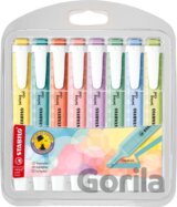 Zvýrazňovač STABILO swing cool Pastel, sada 8 ks